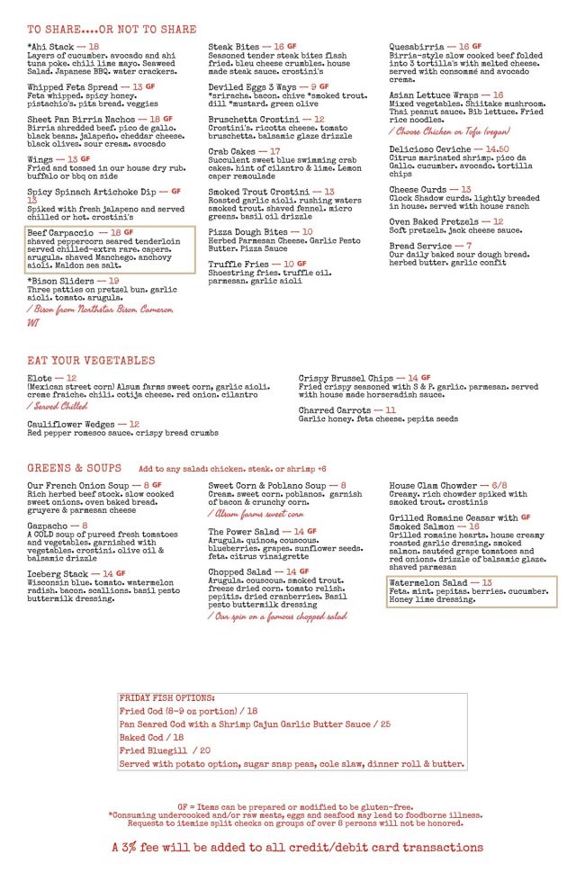 Menu | Tumbled Rock Brewery & Kitchen | Devil's Lake - Baraboo